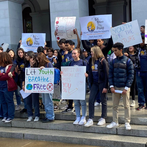 Project TRUE group at the state capitol