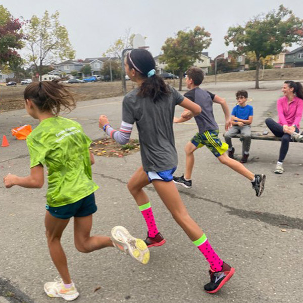 children running in race